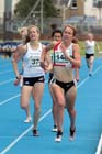 Steph Twell wins the 1500 metres beating Amy Campbell at the Scottish Championships, Scotstoun  Stadium, Glasgow.